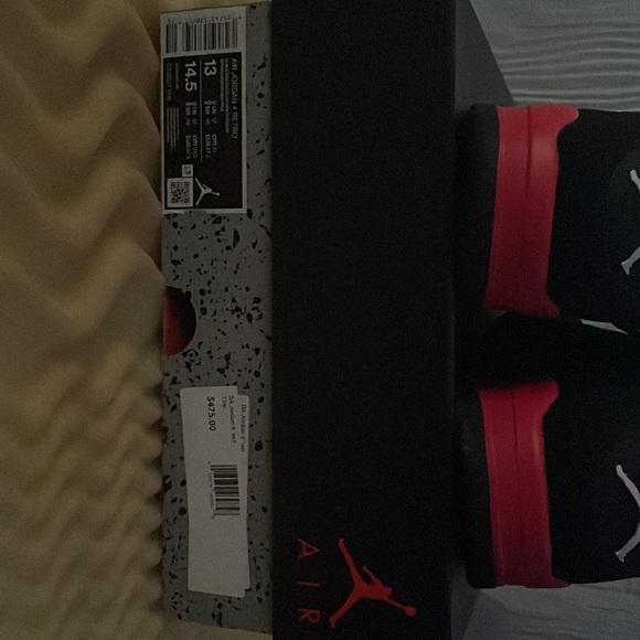 Jordan 4 Red Thunder Size 13 Mens - Picture 4 of 5
